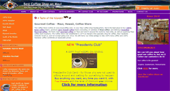 Desktop Screenshot of mauicoffee.com